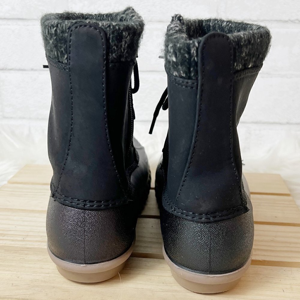 BareTraps Women's Fabulous Water Resistant Black Duck Boot Size 6M - Picture 7 of 10
